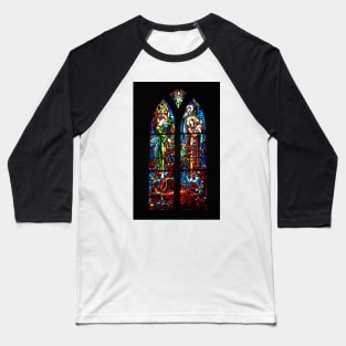 stained glass Baseball T-Shirt